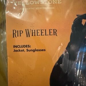 Spirit Rip Wheeler Jacket and Sunglasses Set - Black and Orange